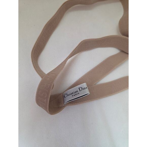 Christian Dior Beige Elastic J\'Adior Monogram Headband main image 6
